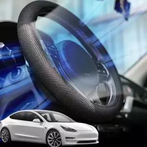 TBZ 테슬라 핸들커버 여름 3D 에어매쉬 아이스