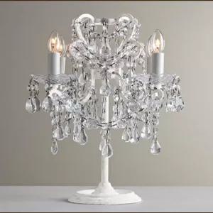 조명램프 침실샹들리에 인테리어펜던트 따뜻한조명 무드등 협탁크리스탈 스탠드조명