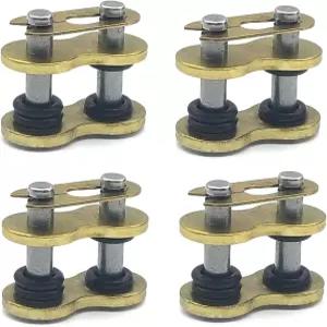 MOXRUQ 4 PCS 모터사이클 520HV 체인 마스터 링크 오일 씰 오링과 커넥팅 더트 바이크 ATV와 호환되는 헤비