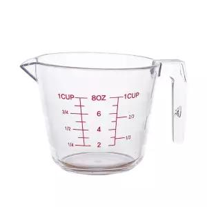 디디샵 PC 계량컵 - 소 250ml 계량 컵 계량컵 측량 측정 부피 튼튼 가성비