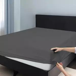 침대 크기 28 X 75 핏 시트 울트라 소프트 1800 마이크로파이버 딥 포켓 최대 8인치 매트리스 주름 및 변색