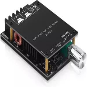 ZK-1002 블루투스 5.0 오디오 앰프 보드 볼륨 제어 기능이 있는 100W x 2 2.0 채널 미니 하이파이 파워