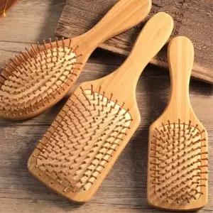 TBZ 잔솔 나무빗 헤어브러쉬 두피마사지 머리빗 드라이