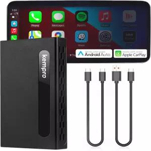 넷플릭스 유튜브 자동차용 어댑터 TV 시청용 비디오 플레이어 USB A C와 호환되는 스트리밍 앱이 있는