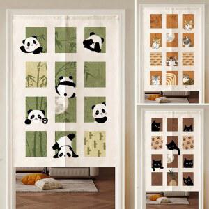 가리개 무타공 업소용 맞춤 일식집 높이 주방커튼 패브릭 방문 너비