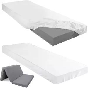 브렐링 핏 시트 전용 밀리어드 삼중 접이 매트리스 접이식 호환되는 캠프 벙커 Rvs 침대용 극세사 침구