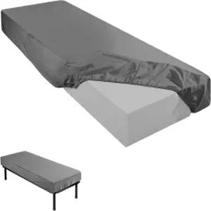 Baderke 75인치 x 31인치 9인치 침대 시트 좁은 트윈 매트리스 캠프 이층 RVs 마이크로파이버 손님