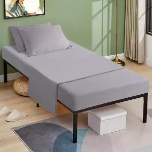 URZGU 간이 침대 시트 31인치 x 75인치 4피스 세트 좁은 트윈 매트리스/RV 벙커/캠핑장/게스트/아미