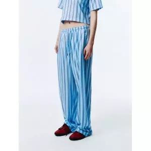 [오버핏] [팬암] 리조트 스트라이프 팬츠 라이트블루 PPBCJT38320LU