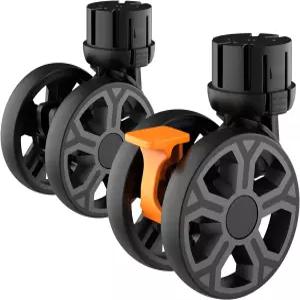 펠리콘 BY06S BY10WX 접이식 유틸리티 카트 롤링 상자(블랙-2PCS)용 헤비 듀티 회전 휠 판매