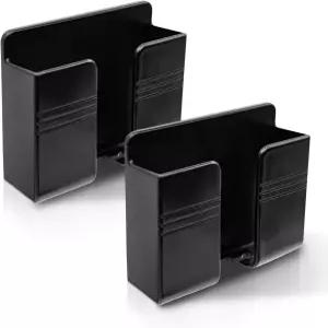 데이터 케이블 수신 구멍이 있는 3M 접착식 휴대폰 스탠드 침실 주방 욕실 사무실용 충전기 리모컨