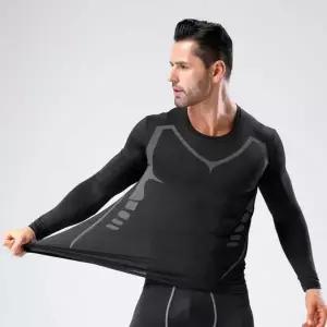 [골드스마일]남자 2컬러 슬림핏 머슬핏 스포츠웨어 긴팔 티셔츠