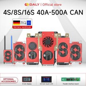 Daly BMS 4S lifepo4 12V 8S 24V 16S 48V 40A 60A 100A RS485 Victron Deye Pylon