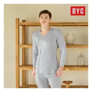BYC 베스트 순면 고신축 남성 내복 상하의세트(6655)