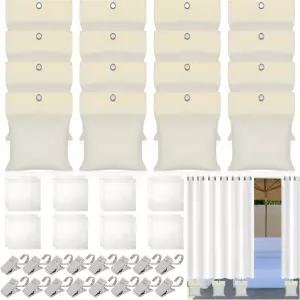 이안팬 16팩 커튼 웨이트 24온스 야외 샌드백 무게 가방 재사용 가능한 드레이퍼 하단 가제보 밀봉된 및