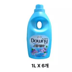 다우니 탈취파워 레몬그라스와 라일락 초고농축 섬유유연제 본품/1L 6개