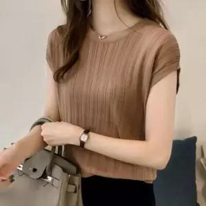 나시 핏이 시원한 여자나시 쿨 베이직 소재 니트 예쁜 ARM9+6BNS