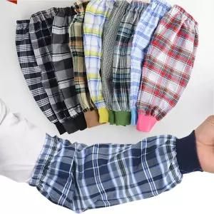 토시 1켤레 공장 작업용 팔토시 패션 작업 체크무늬 지지미 여름토시