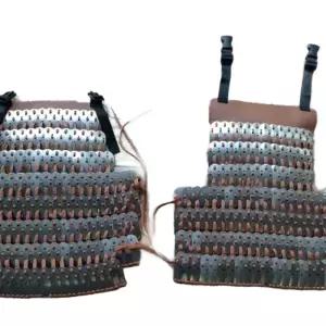 중국 병사 갑옷 전쟁 갈색 드라마 은색 소품 중세 무술 영화