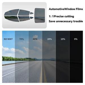 테슬라 호환 모델 3 UP용 프리컷 자동차 창문 프라이버시 틴트 필름 태양 UV 보호대 미러 앞유리 스티커 여