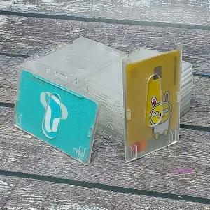 아크릴 홀더 사원증 아이디카드 10개 출입증케이스-ID rst677