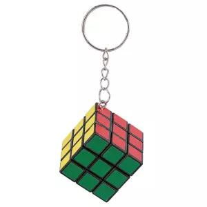 큐브 열쇠고리 3단 미니 비비드 큐브키링 M12467 큐브키링 큐브열쇠고리