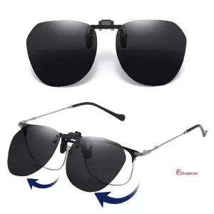 안경에 끼우는 미러 편광 선글라스 오버글라스 클립온zab512