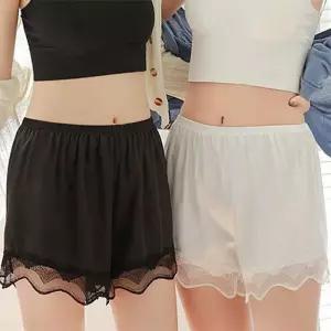 [로즈엘리]롱레이스 쿨링 3부 속바지 잠옷 반바지 여름 이너웨어 2026