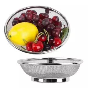 304 스테인리스 원형 채반 바구니 1호 주방 수납 식기 건조망