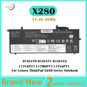 레노버 씽크패드 X280 시리즈 노트북 L17C6P71 01AV470 SB10T83165용 11.4V 48Wh 배터리