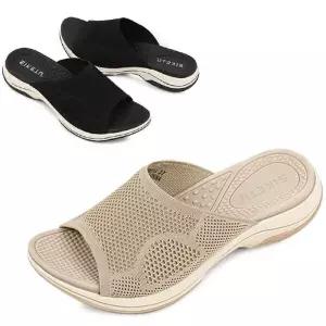 [카미엣뮤즈]니트 웨지 슬리퍼_KM24s291