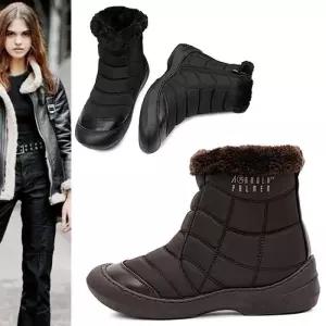 [카미엣뮤즈]패딩 퍼 부츠_KM22w169