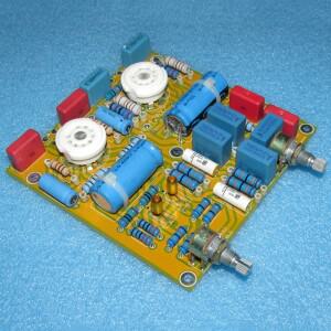 조립된 톤 보드 볼륨 제어 모듈 컨트롤러 12AX7 진공관 없음