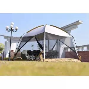 야외모기장 대형 사각 초대형 카키 모기장 원터치모기장