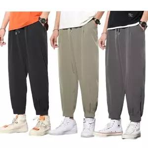 [셀러에이드]와이드배기9부조거 와이드팬츠 조거 배기 남성팬츠