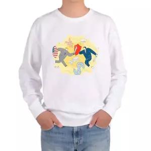 [셀러에이드]맨투맨 오트밀색상 전사이즈 달러화 미국 무역전쟁