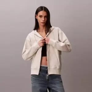 캘빈클라인 진 여성 엠보 모노로고 집업 후디 스?셔츠47F205G-P4P 1038990