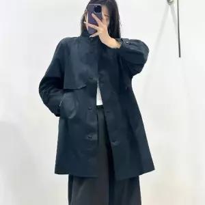 여사친 롱 하프 캐주얼 봄 가을 카디건 상의 기장 트렌치코트 차이나 가디건 솔리드 KS3