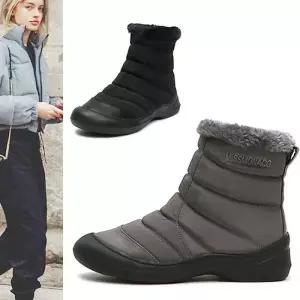 [카미엣뮤즈]패딩 퍼 부츠_KM22w188