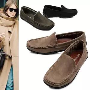 [카미엣뮤즈]스웨이드 퍼로퍼_KM22w139