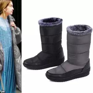 [카미엣뮤즈]미니 웨지 퍼 패딩부츠_KM22w242