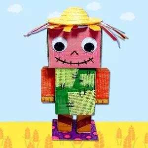 박스인형 허수아비 만들기