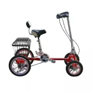 성인 세발자전거 어르신 다리운동 바구니 마실 어르신자전거 접이식