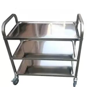 식당 스텐 카트 3단 웨건 배식 트롤리 음식점 운반카 업소용