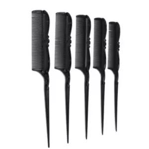 머리빗 5종세트 꼬리빗 커트 미용 일자 헤어 빗 꼬리빗 커트빗 미용빗