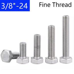 스테인리스 스틸 육각 UNF 볼트 24 미세 헤드 인치 나사 DIN933