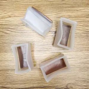 의자발커버 실리콘 의자고무발 4개세트 직사각반투명 실리콘의자다리캡