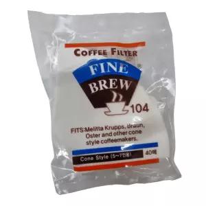커피필터 104 40매 핸드드립 홈카페 원두 여과지 커피 필터 여과지 홈카페