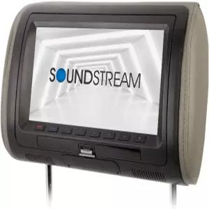 9개의 LCD/DVD/3 컬러 커버가 있는 사운드스트림 VHD-90CC 유니버설 헤드레스트