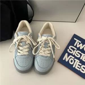 엘럽 가을 캐주얼 여성 흰색 백광 슈즈 쁘띠 캔버스화 슬립온 원템3